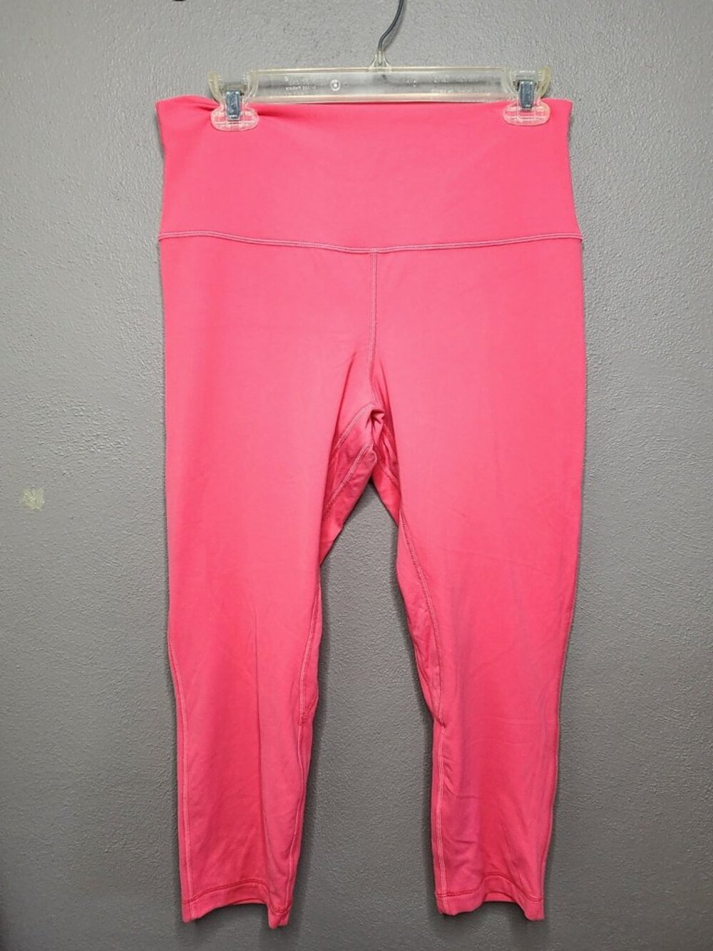 Lululemon Align High-Rise Cropped Leggings Coral Pink Size 12